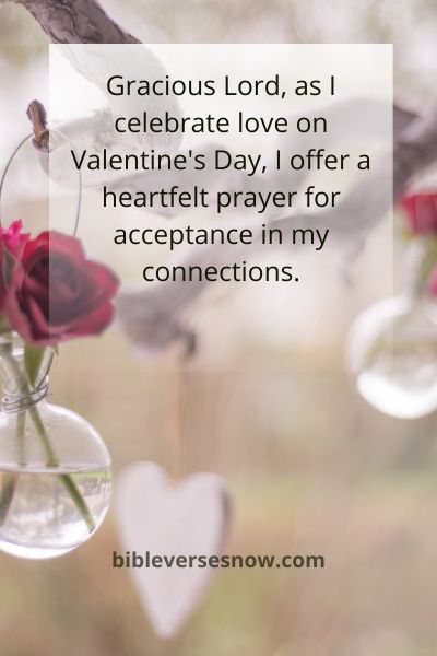 A Heartfelt Prayer for Acceptance in Valentine's Connections
