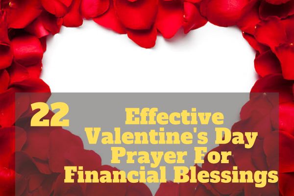 Valentine's Day Prayer For Financial Blessings